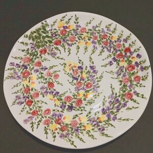Spring Garden Salad Plate 8"